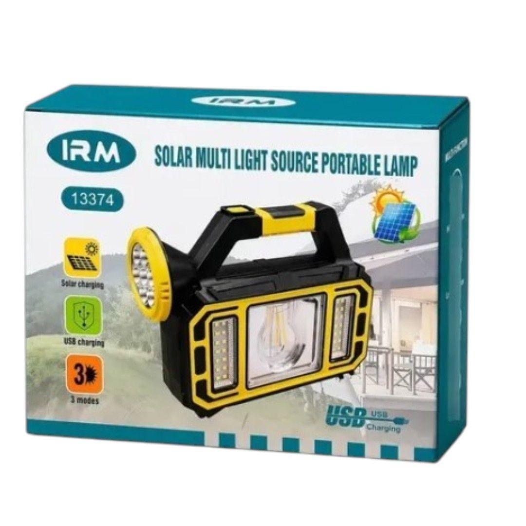 LINTERNA LED RECARGABLE MULTIFUNCI N CON LUZ LATERAL COB Y REFLECTOR PORT TIL-6