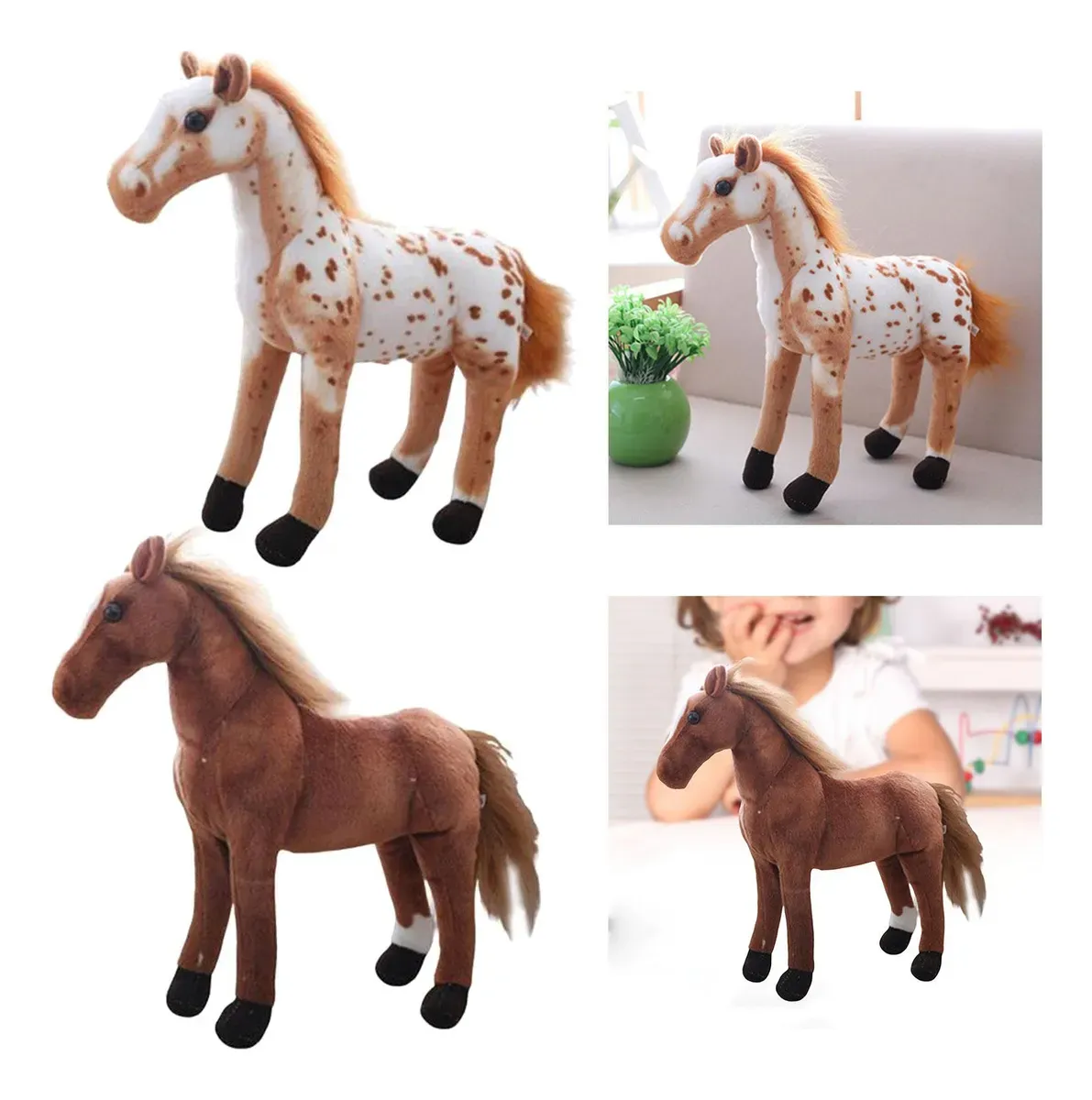 Caballos Reales De Peluche 50 Cm-3