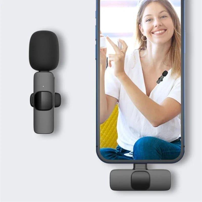 Microfono Inalambrico Para iPhone Lavalier Solapa-2