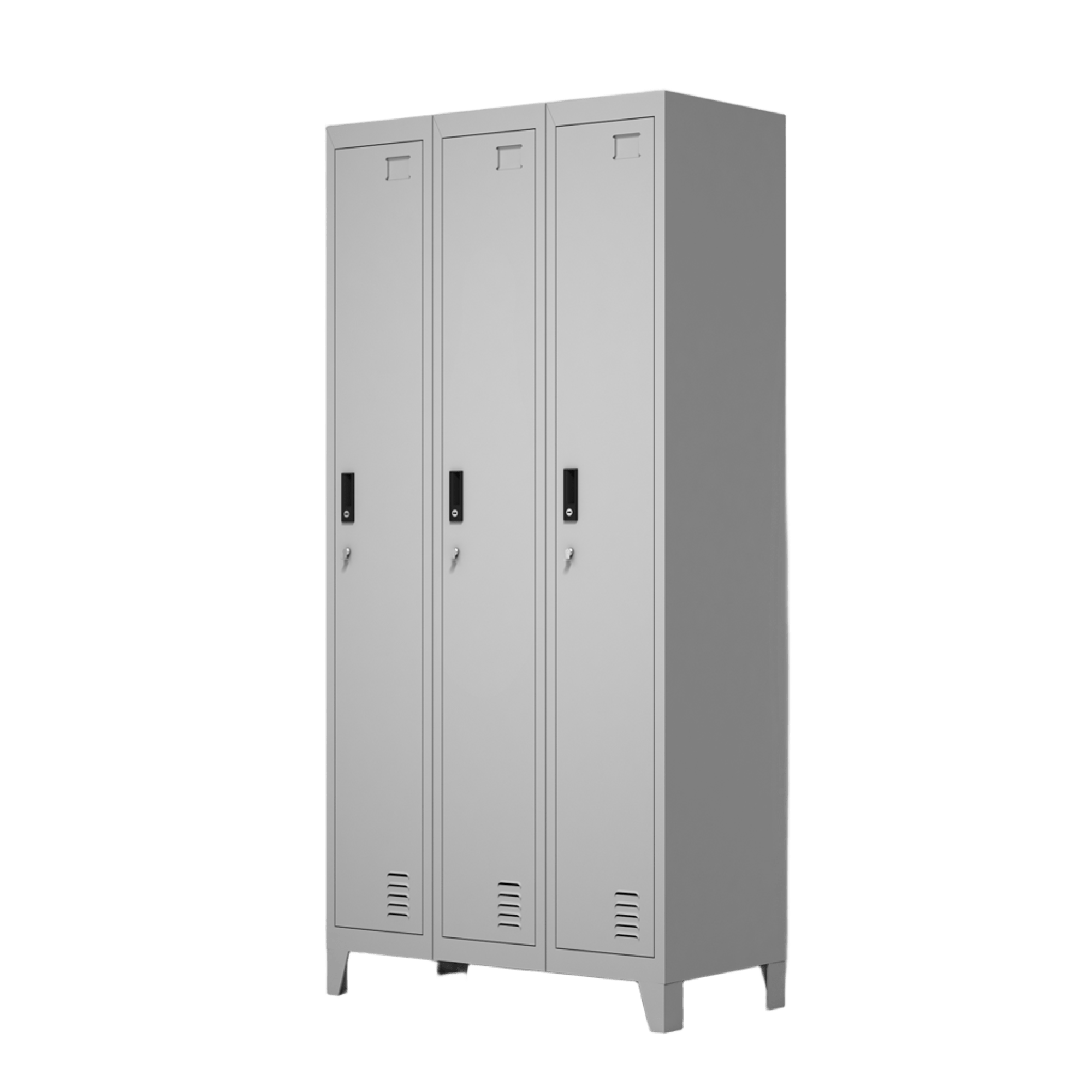 Locker Metálico: 3 Cuerpos y 3 Puertas-2