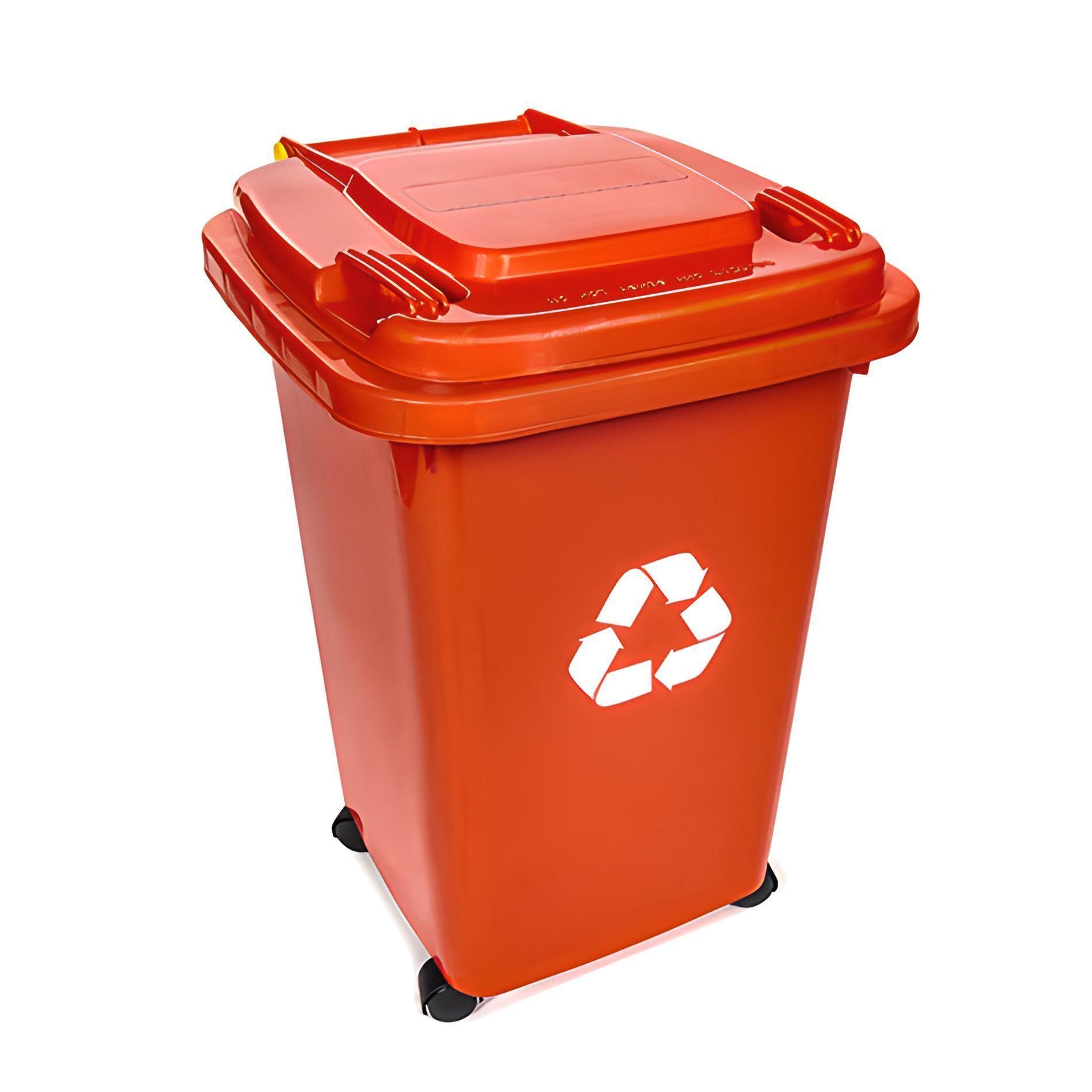 Basurero 30 Litros - Rojo-1