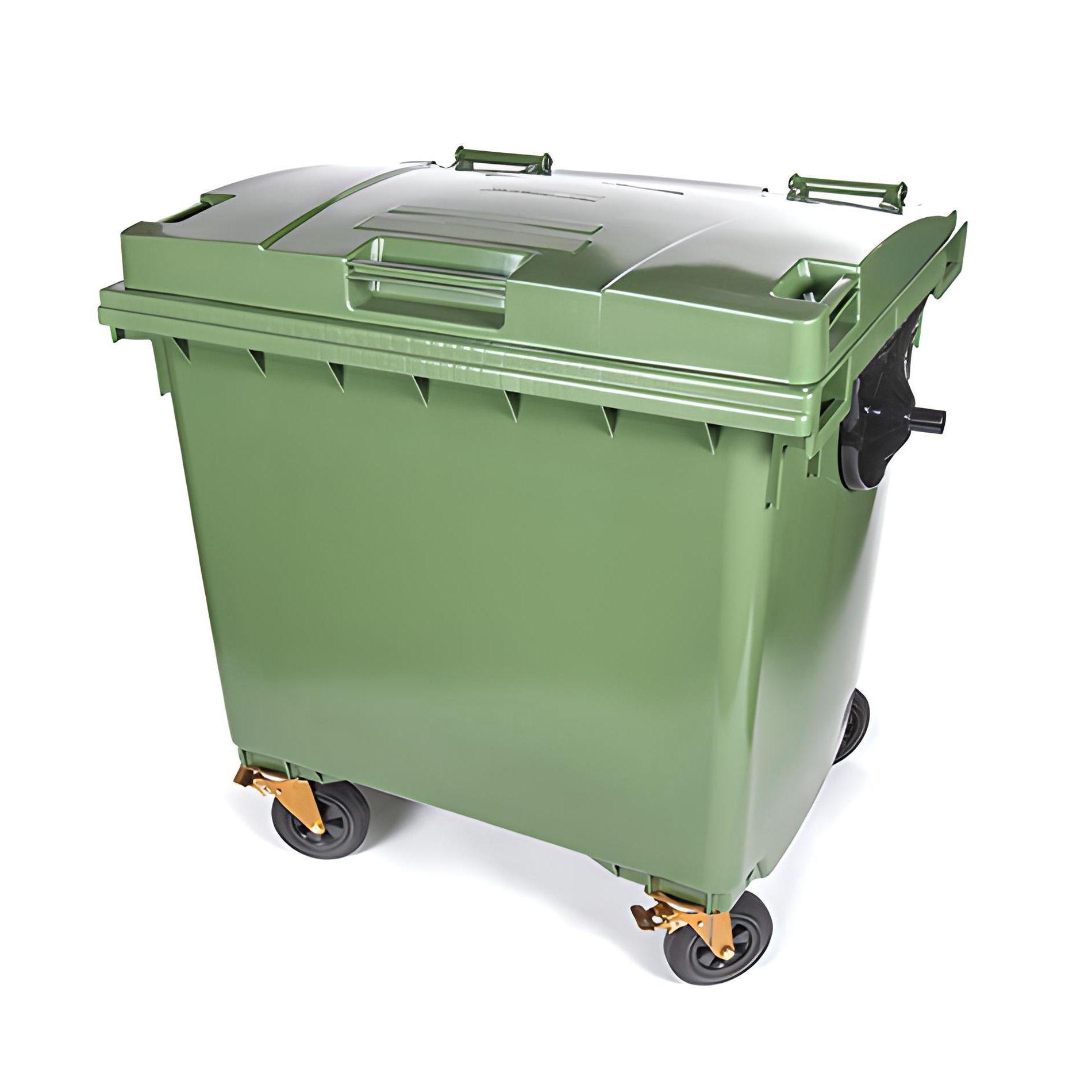 Basurero de 1100 Litros - Verde-0