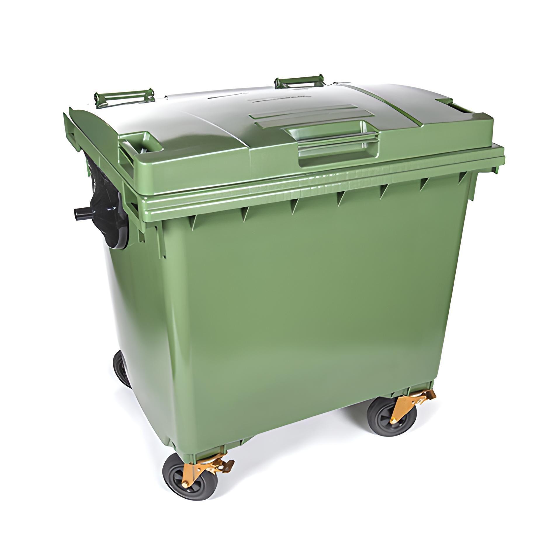 Basurero de 1100 Litros - Verde-1