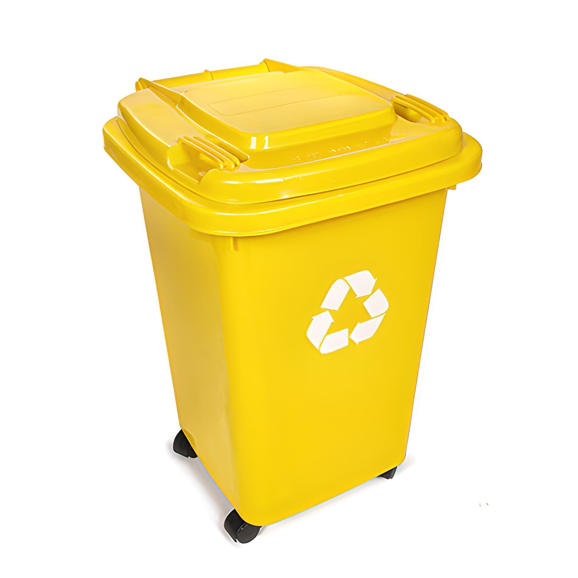 Basurero 30 Litros - Amarillo-1