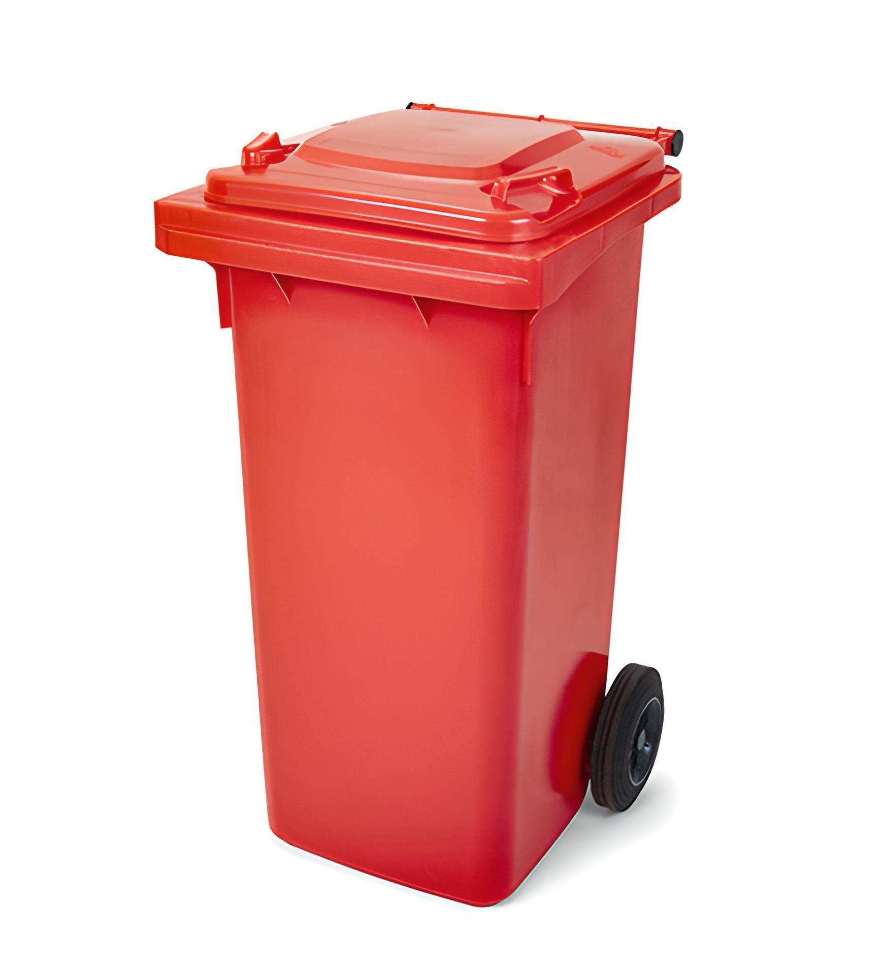 Basurero de 240 Litros RC - Rojo-0