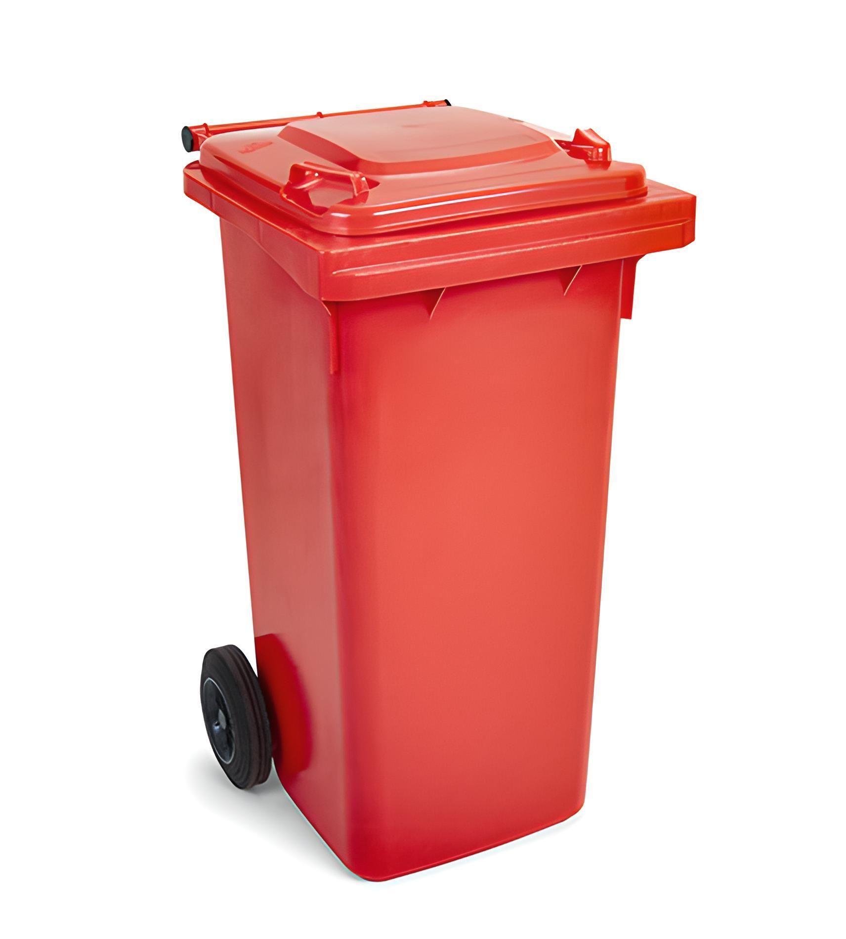 Basurero de 240 Litros RC - Rojo-1