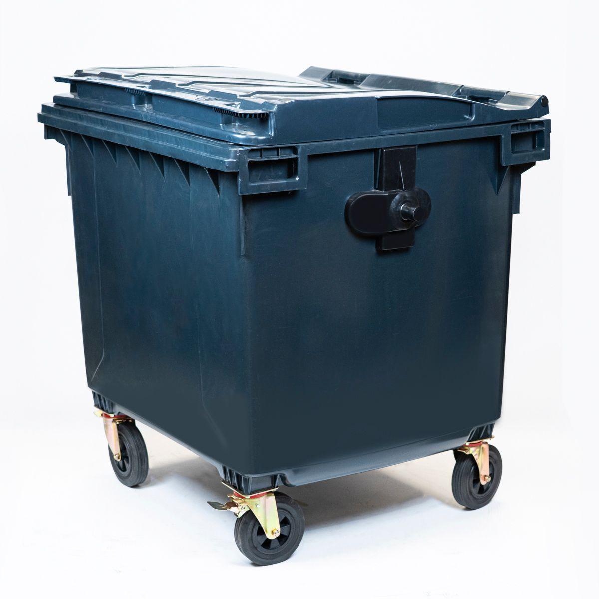 Basurero de 1100 Litros - Gris-0