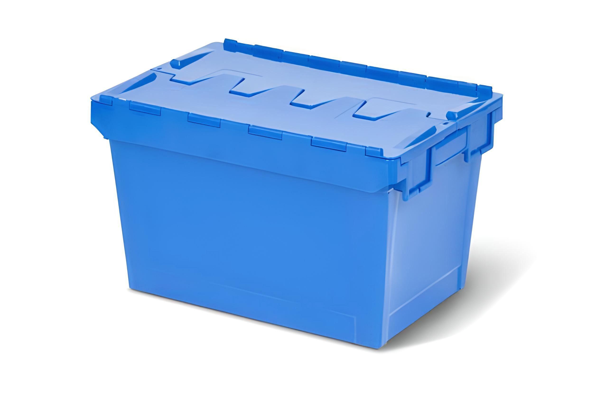 Cajas plásticas logísticas 65 Litros - Azul-0
