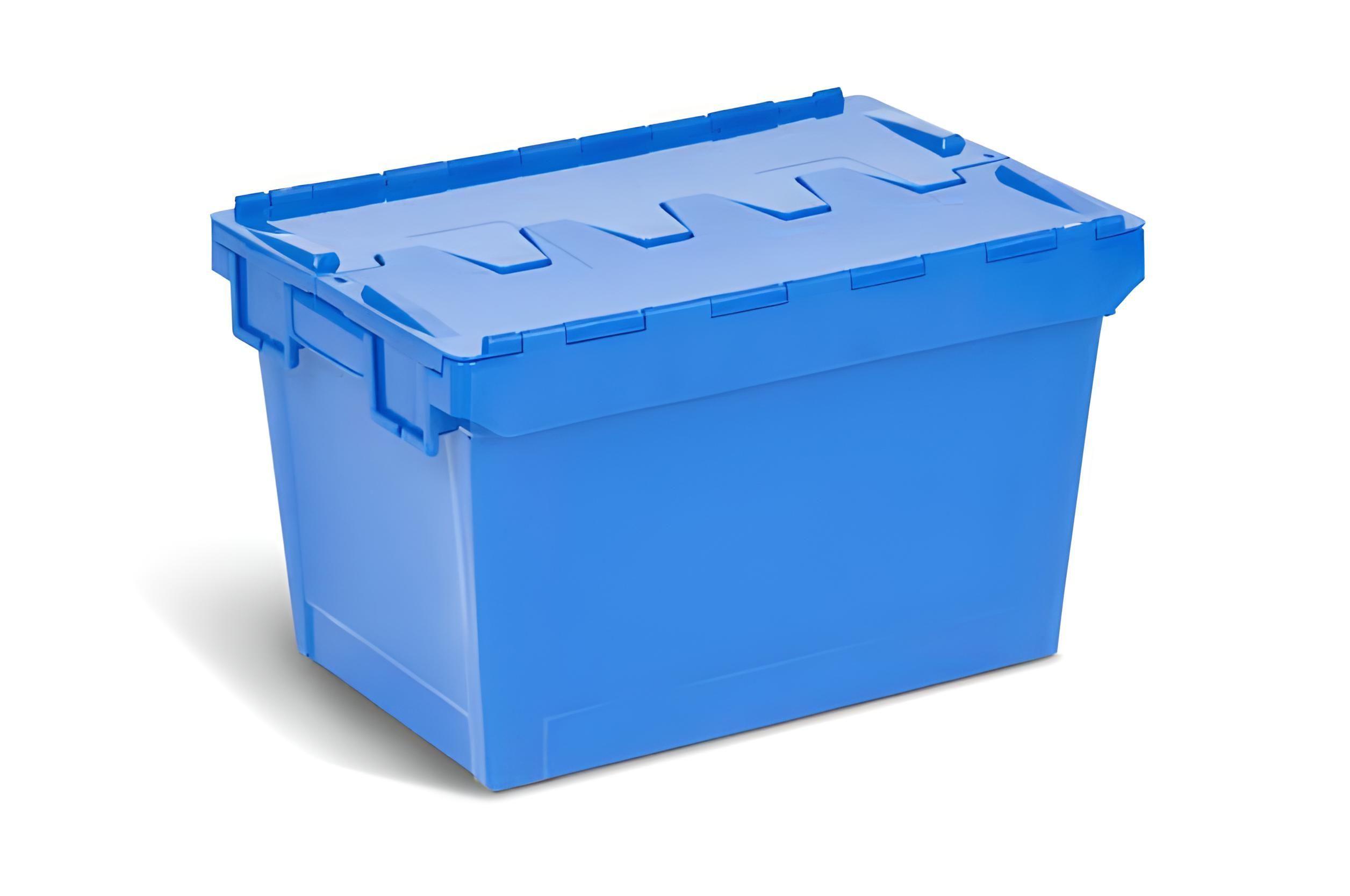 Cajas plásticas logísticas 65 Litros - Azul-1