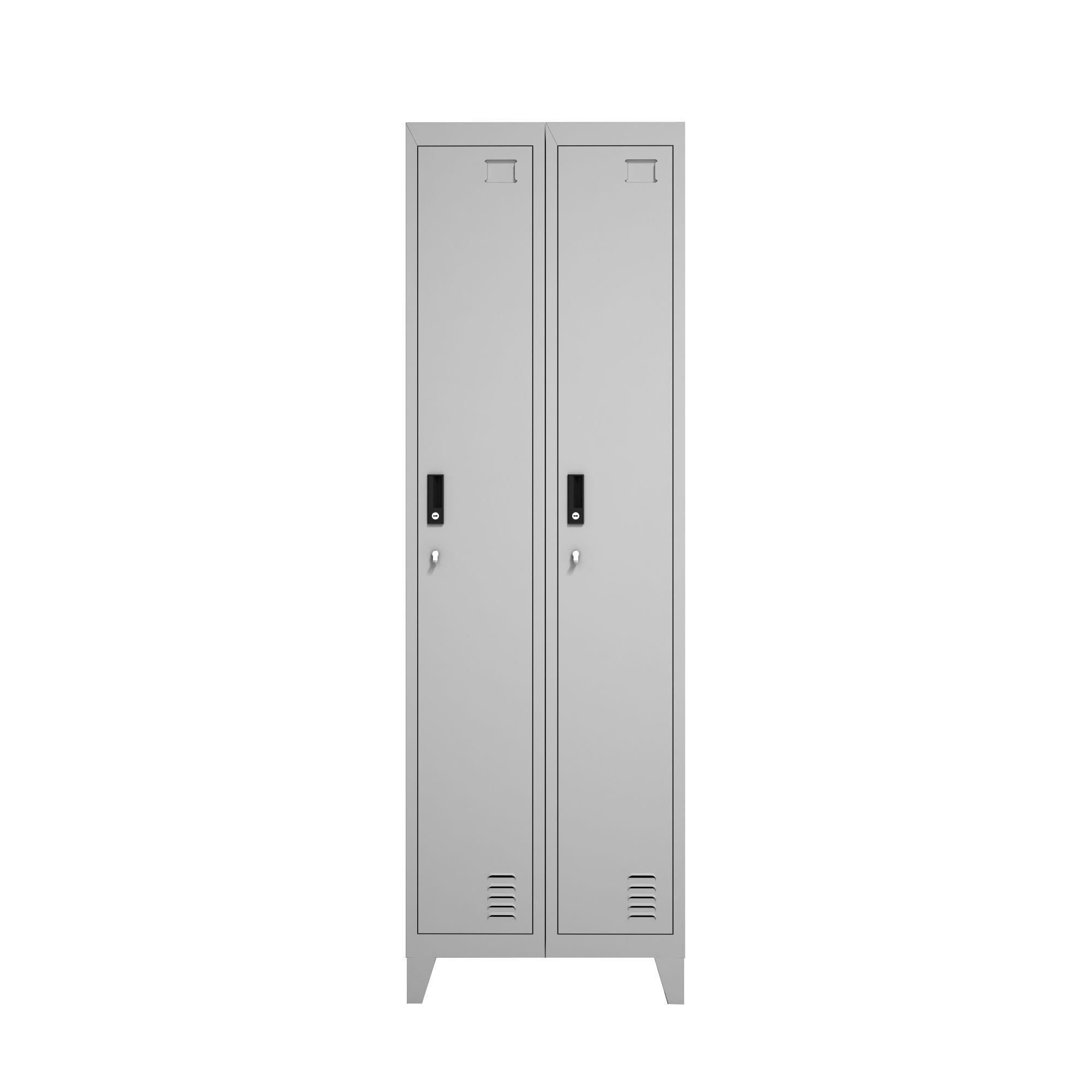 Locker Metálico: 2 Cuerpos y 2 Puertas-2