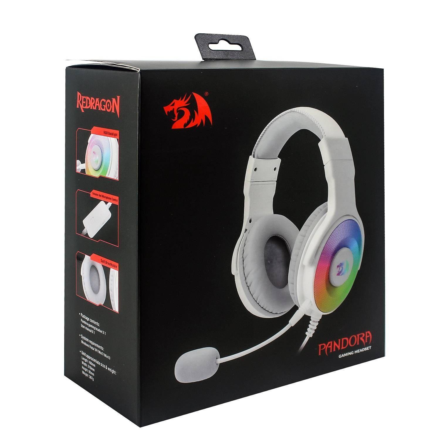 AUDIFONO REDRAGON PANDORA H350W BLANCO-1