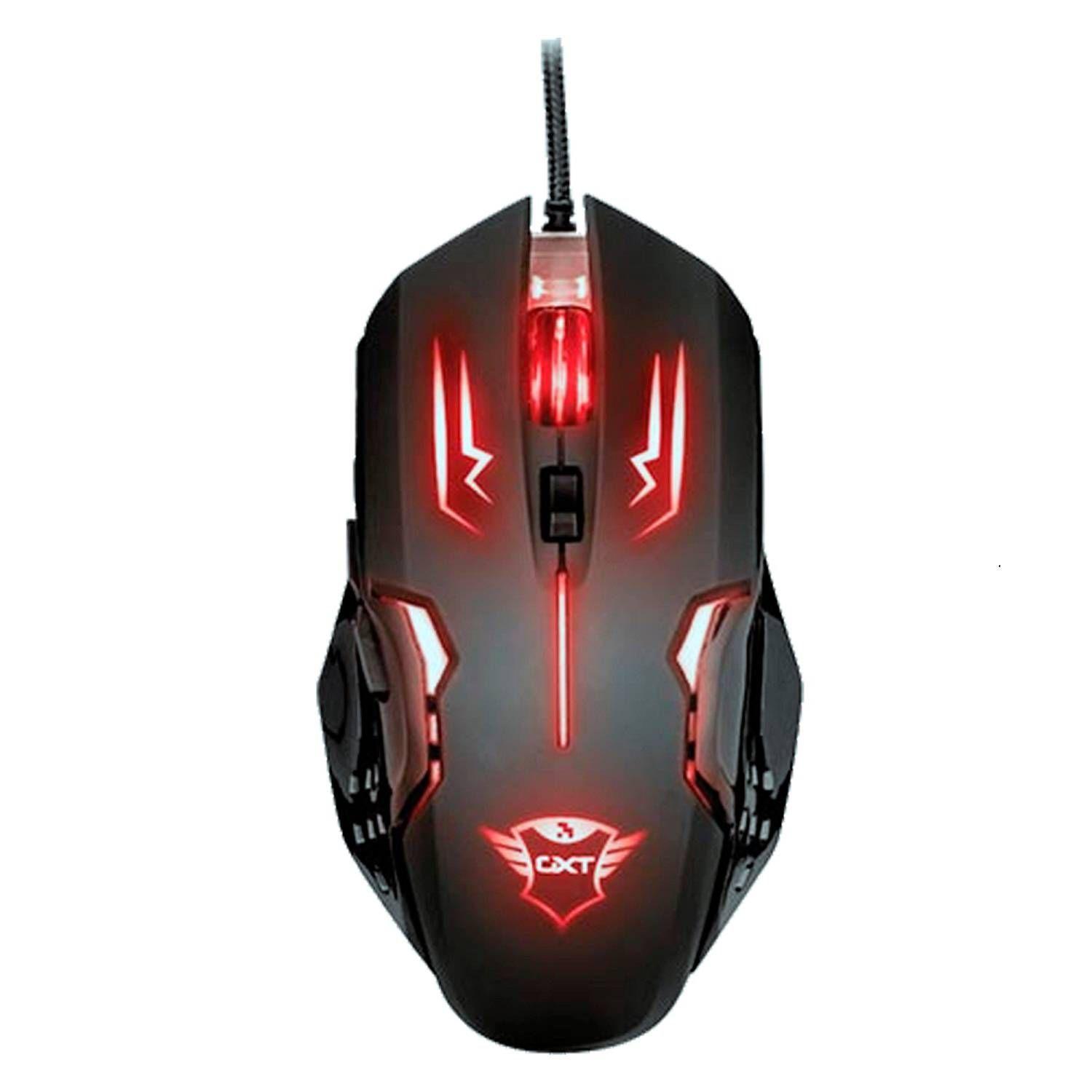 MOUSE TRUST RAVA GXT108 6 BOTONES USB 1.7 MTS-0