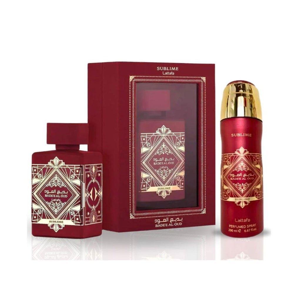 Estuche Badee Al Oud Sublime 100 ML EDP + Deo Unisex-1