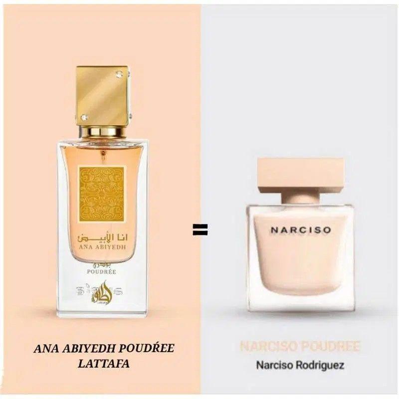 Ana Abiyedh Poudree 60Ml Edp Unisex Lattafa-1