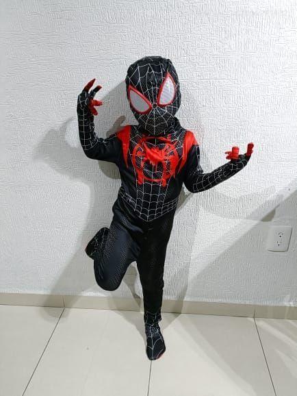 Disfraz Spiderman Version Miles Morales De Niño-3