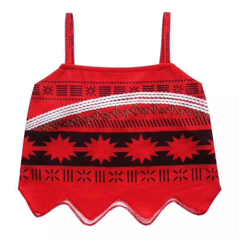 Disfraz Moana con Collar Amuleto Cosplay -2