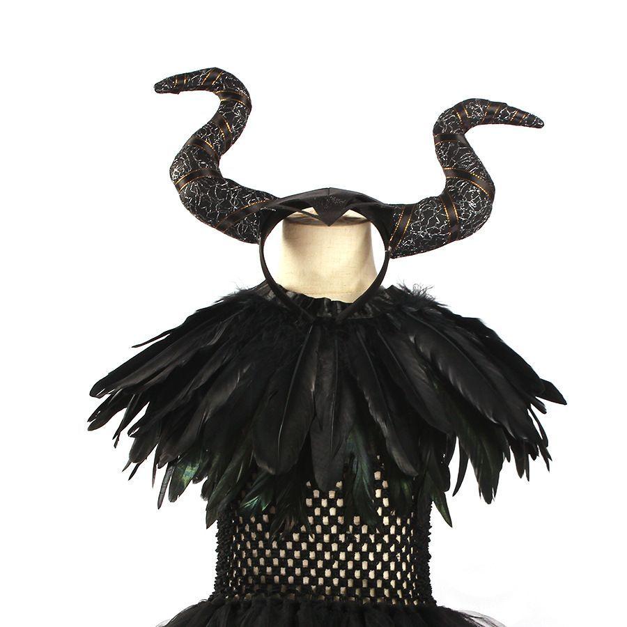 Disfraz Maléfica Gótico Con Accesorios Halloween Cosplay. -2