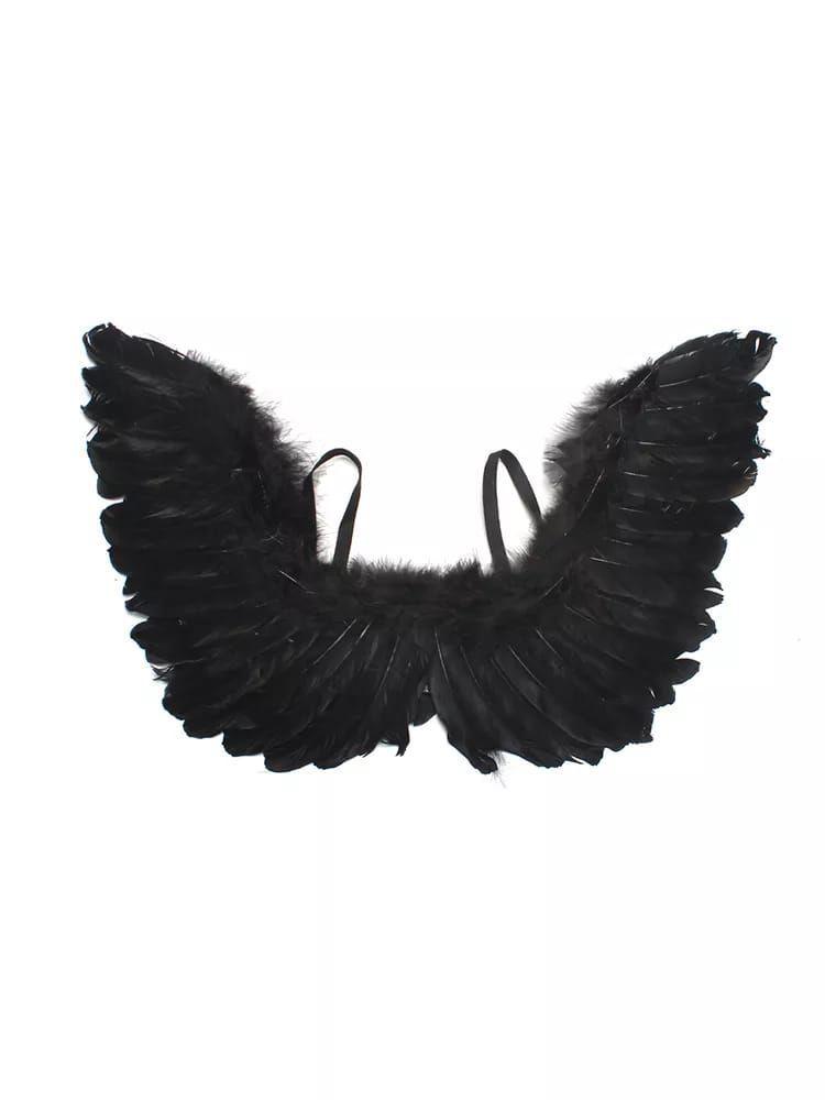 Disfraz Maléfica Gótico Con Accesorios Halloween Cosplay. -3