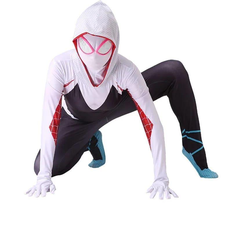 Disfraz Spider Gwen Stacy  Mujer con  Máscara -1