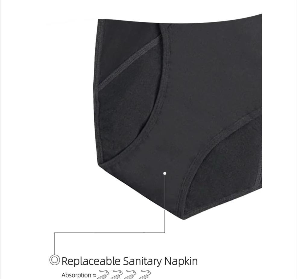 Calz n Menstrual Flujo Abundante Tiro Alto Incontinencia-5