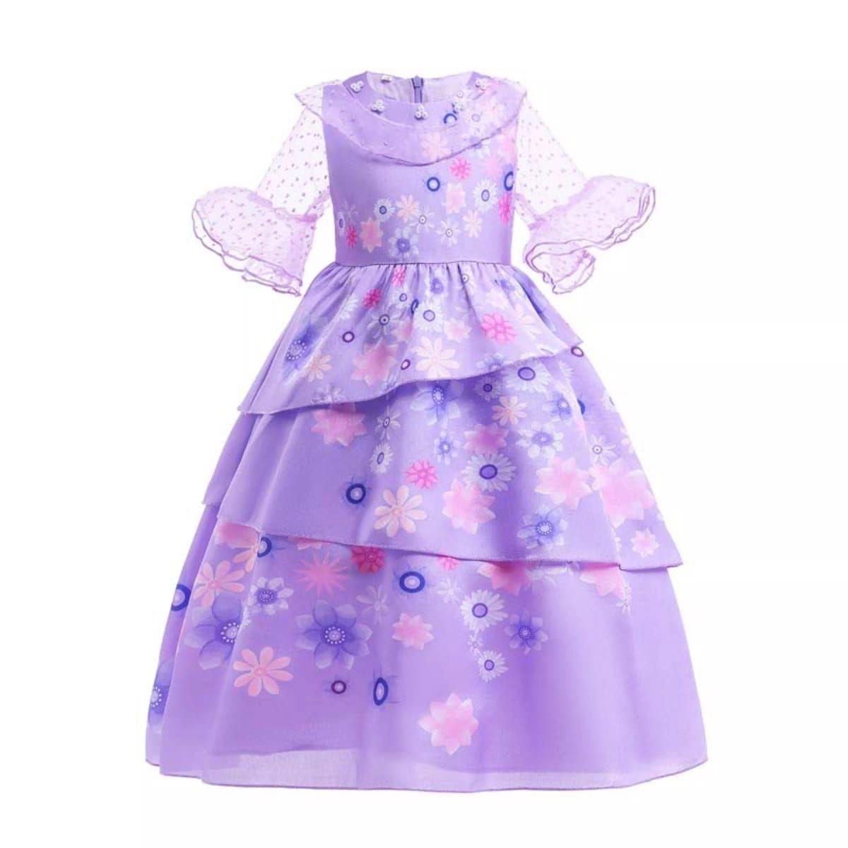 Disfraz Vestido Isabela Madrigal Encanto Cosplay Halloween-0