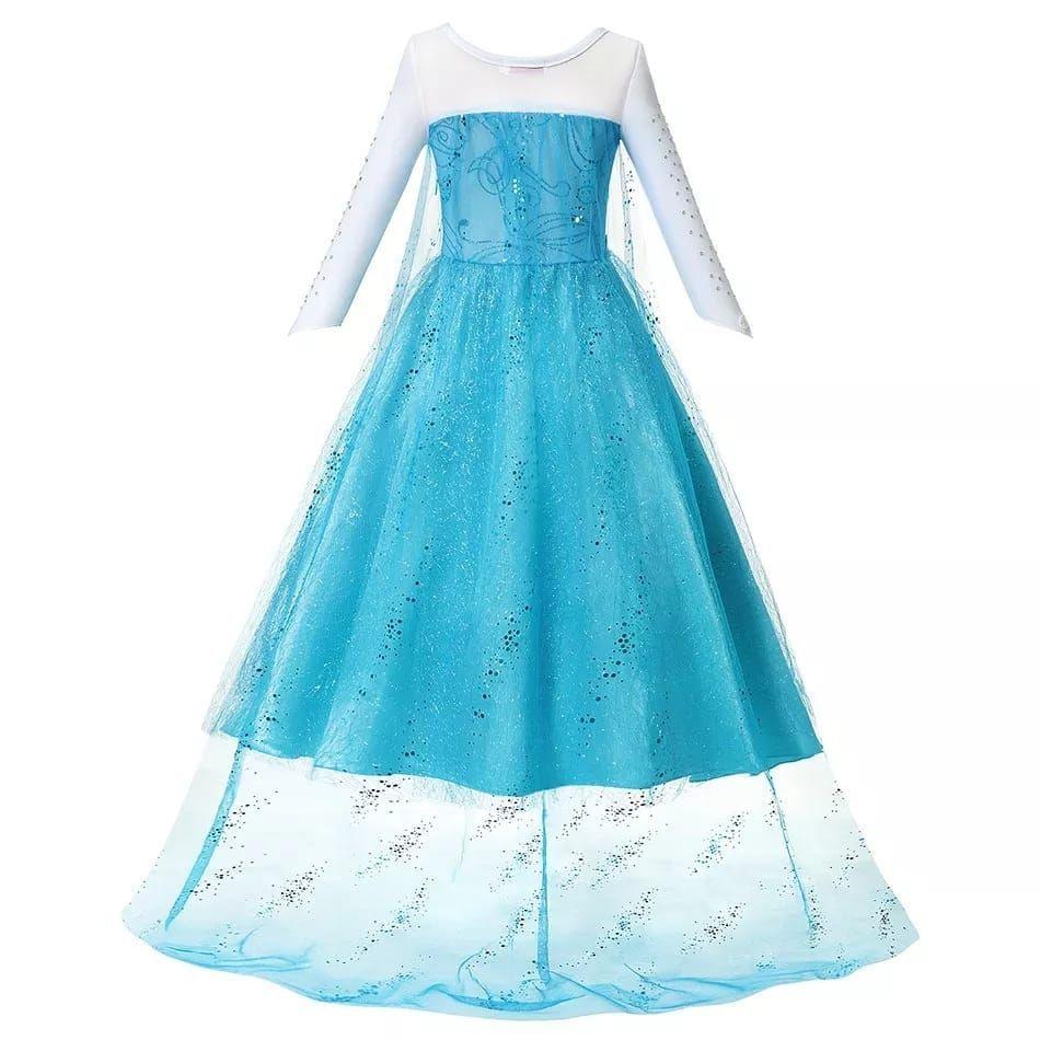 Disfraz Vestido Princesa Elsa Frozen-1