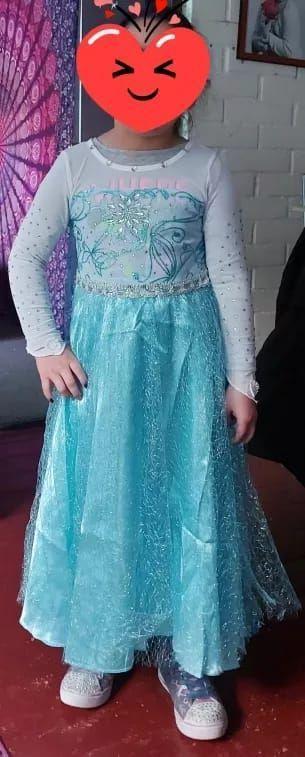 Disfraz Vestido Princesa Elsa Frozen-5