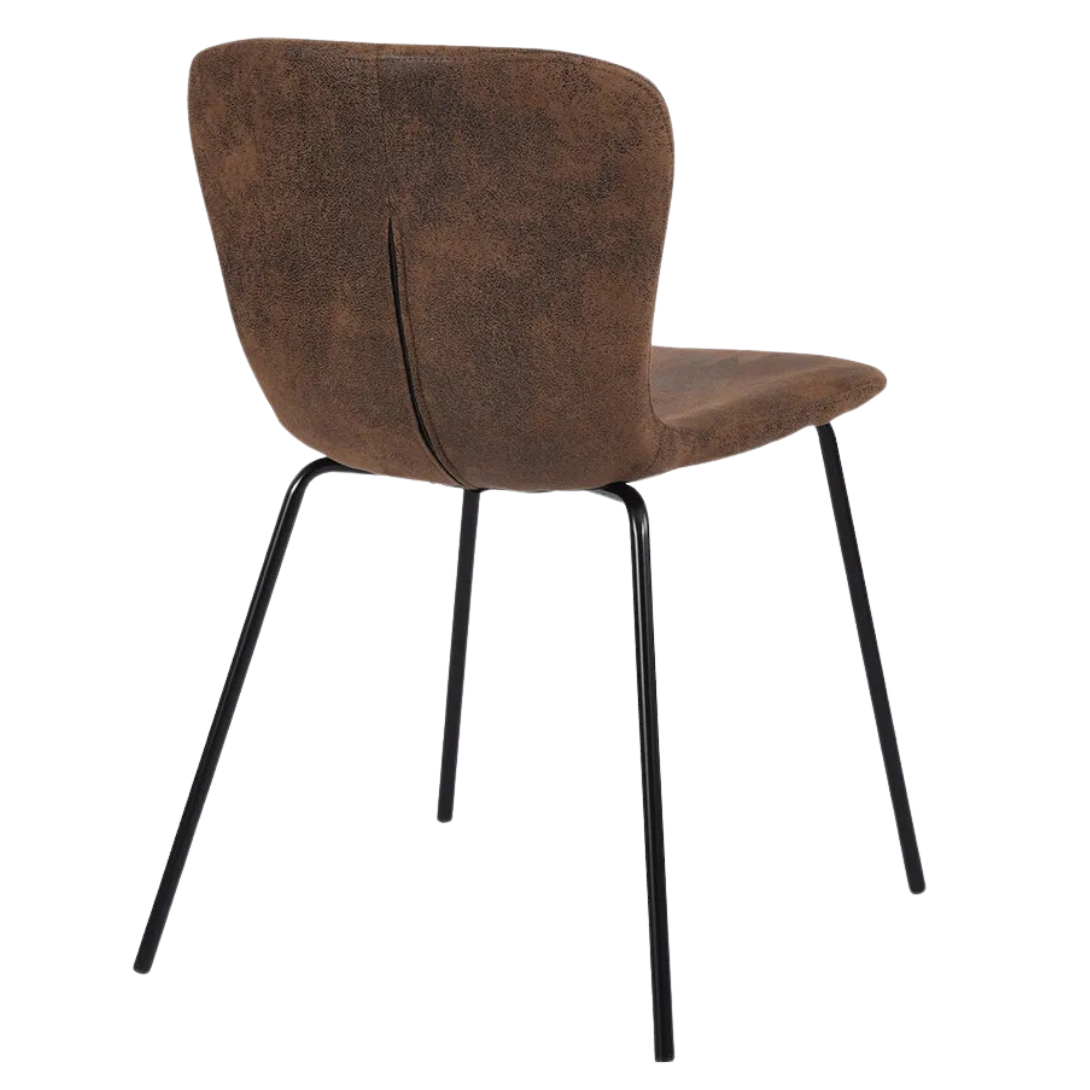 Pack 4 Sillas De Comedor Vintage Café-4