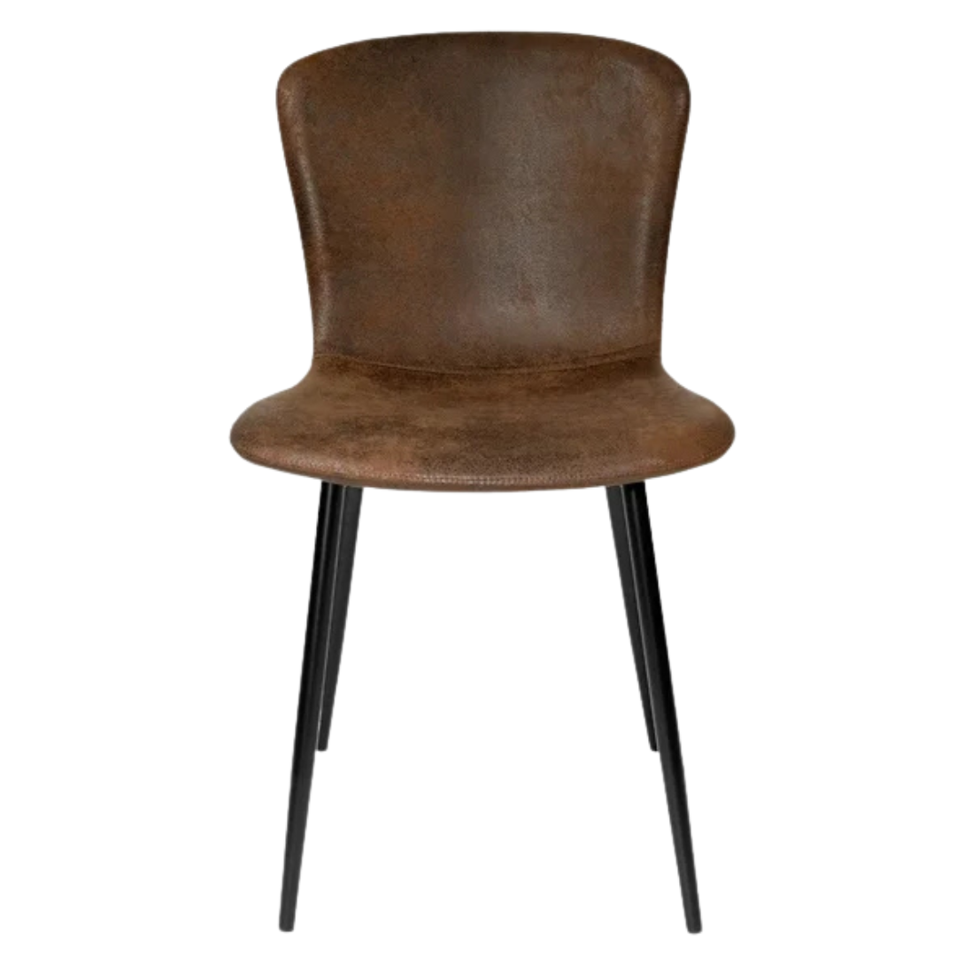 Pack 4 Sillas De Comedor Vintage Café-5