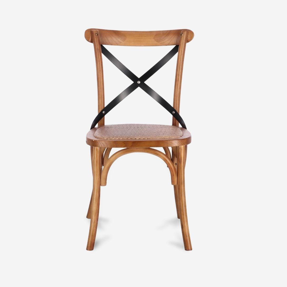  Silla De Comedor Crossback Madera Natural-3