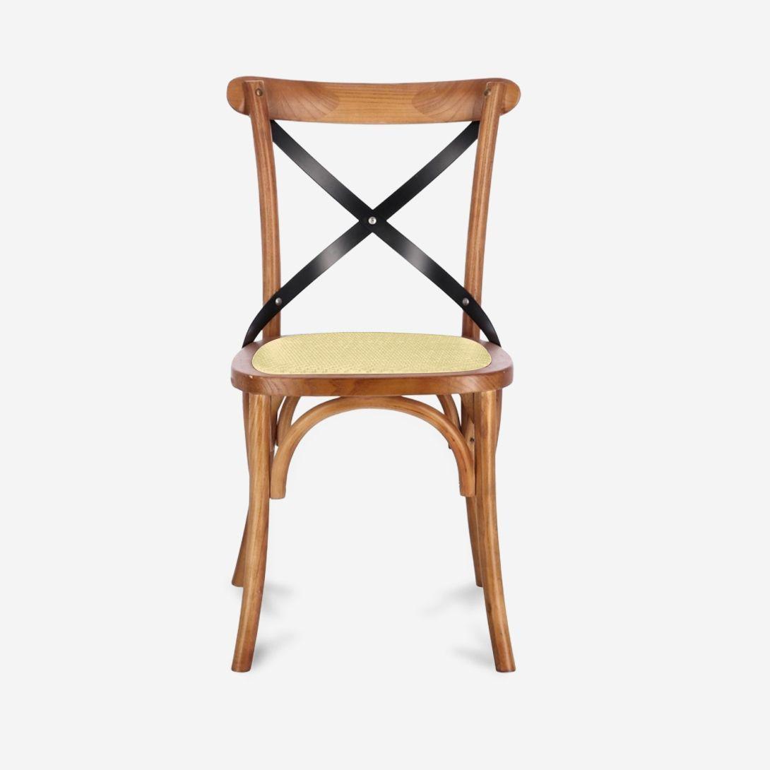 Pack 4 Sillas De Comedor Crossback Madera Natural-3