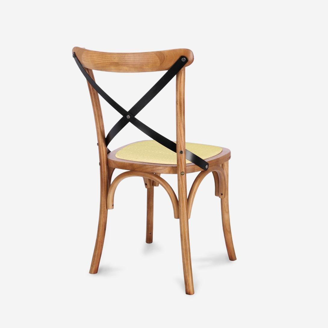 Pack 4 Sillas De Comedor Crossback Madera Natural-5