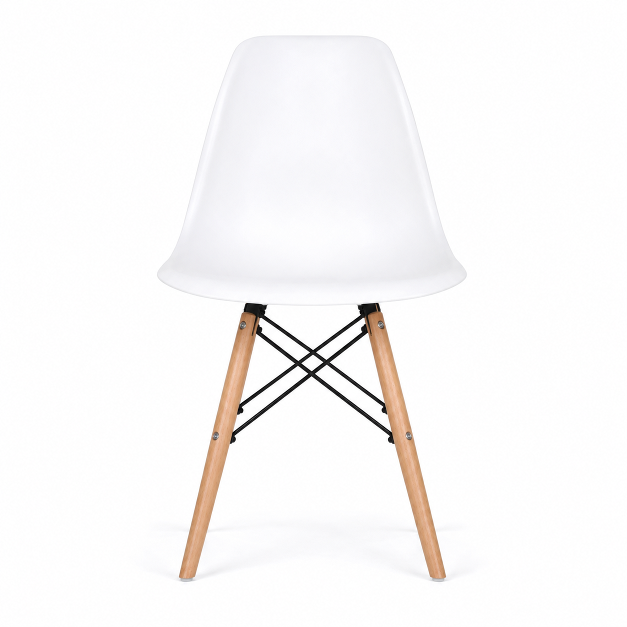 Pack 4 Sillas Comedor Eames Blanca-2