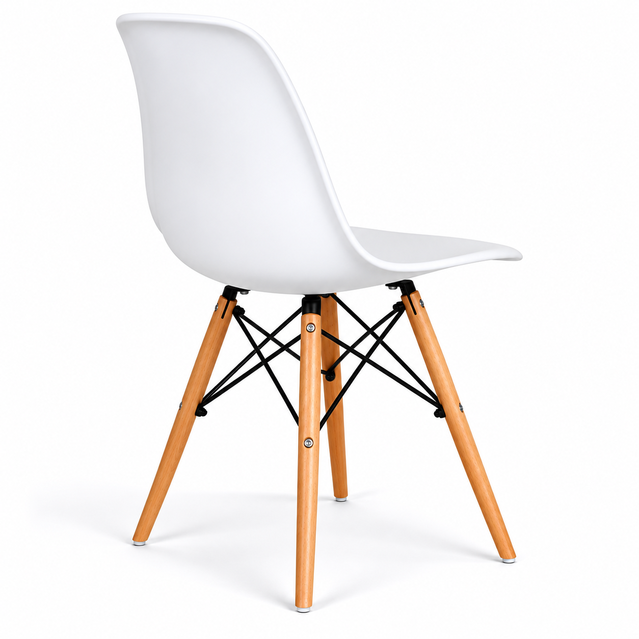 Pack 4 Sillas Comedor Eames Blanca-5