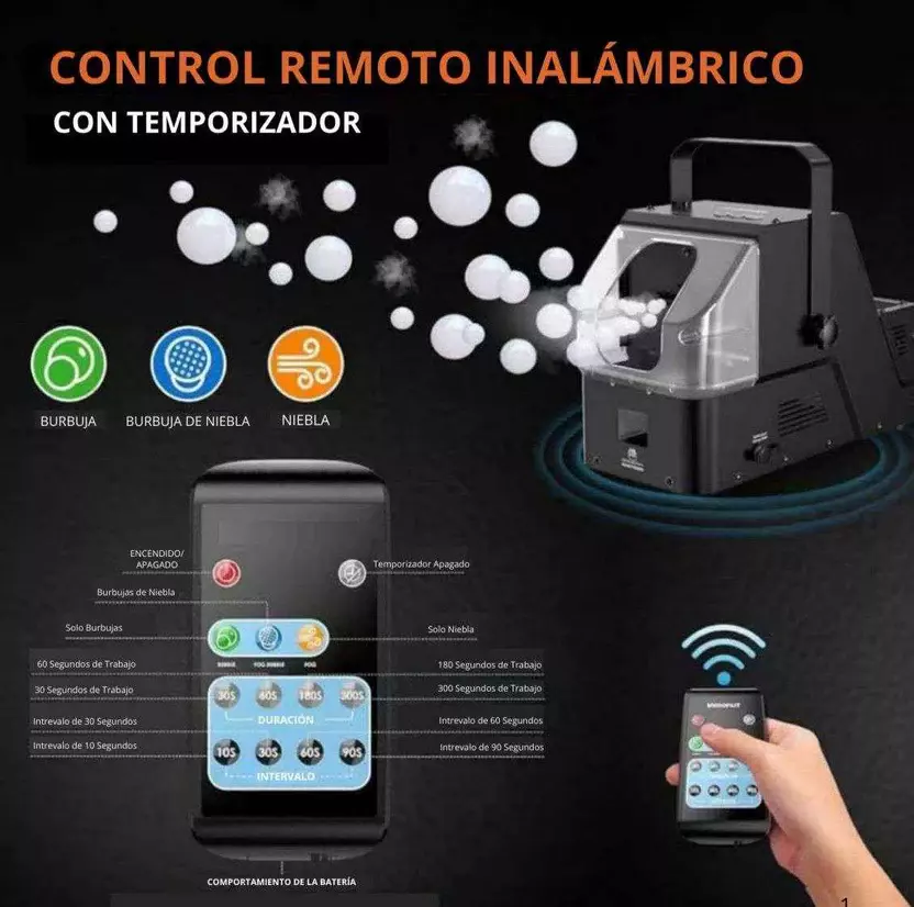 Máquina de Burbujas de Humo | Efectos Mágicos para Eventos-4