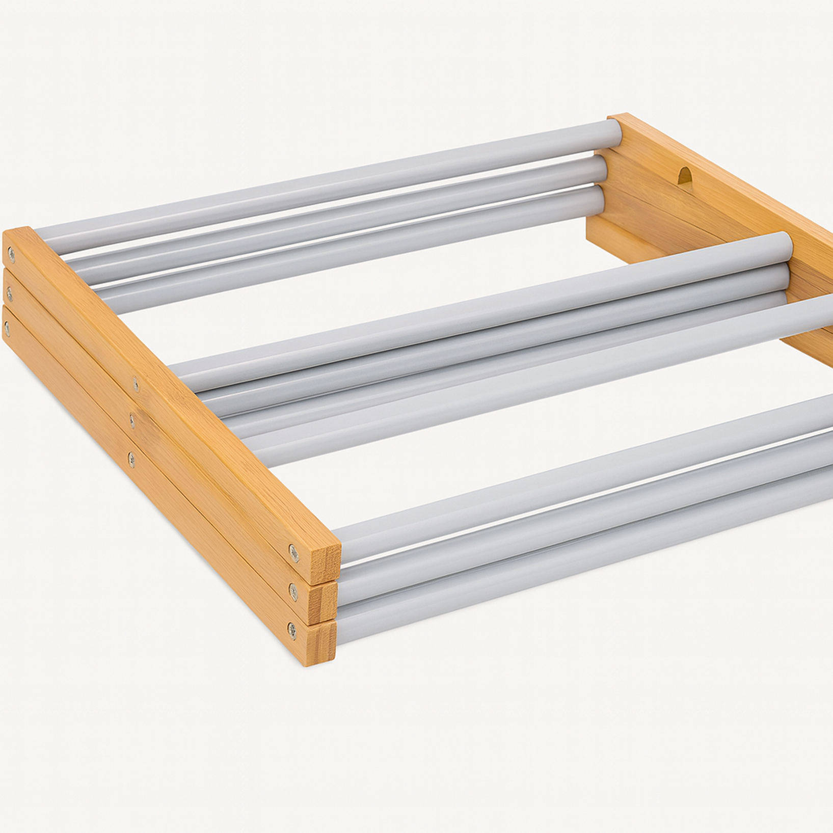 Colgador de Ropa y Toallas Madera Retractil-3