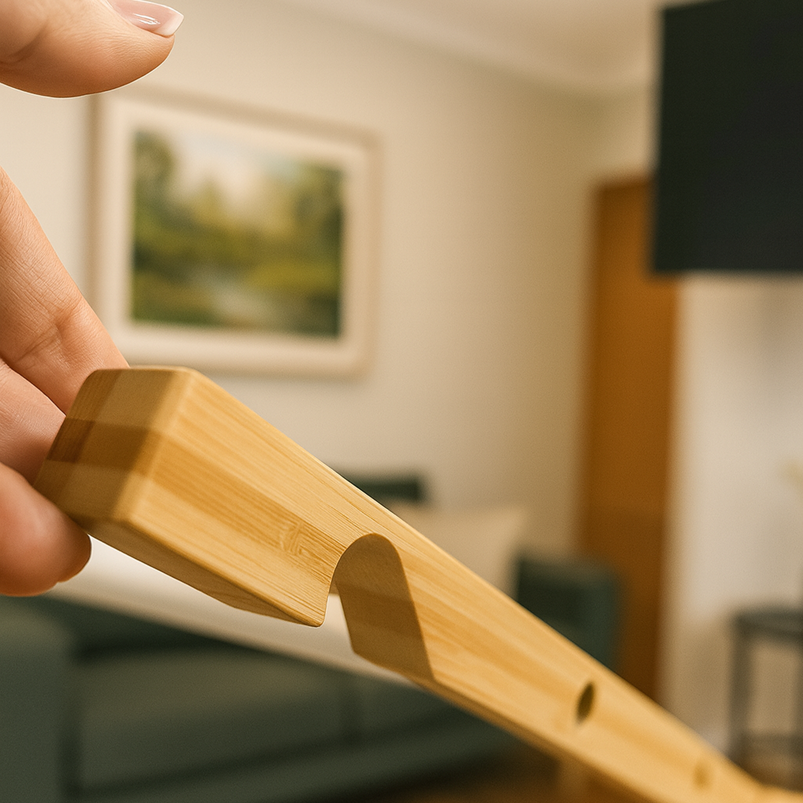Colgador de Ropa y Toallas Madera Retractil-5