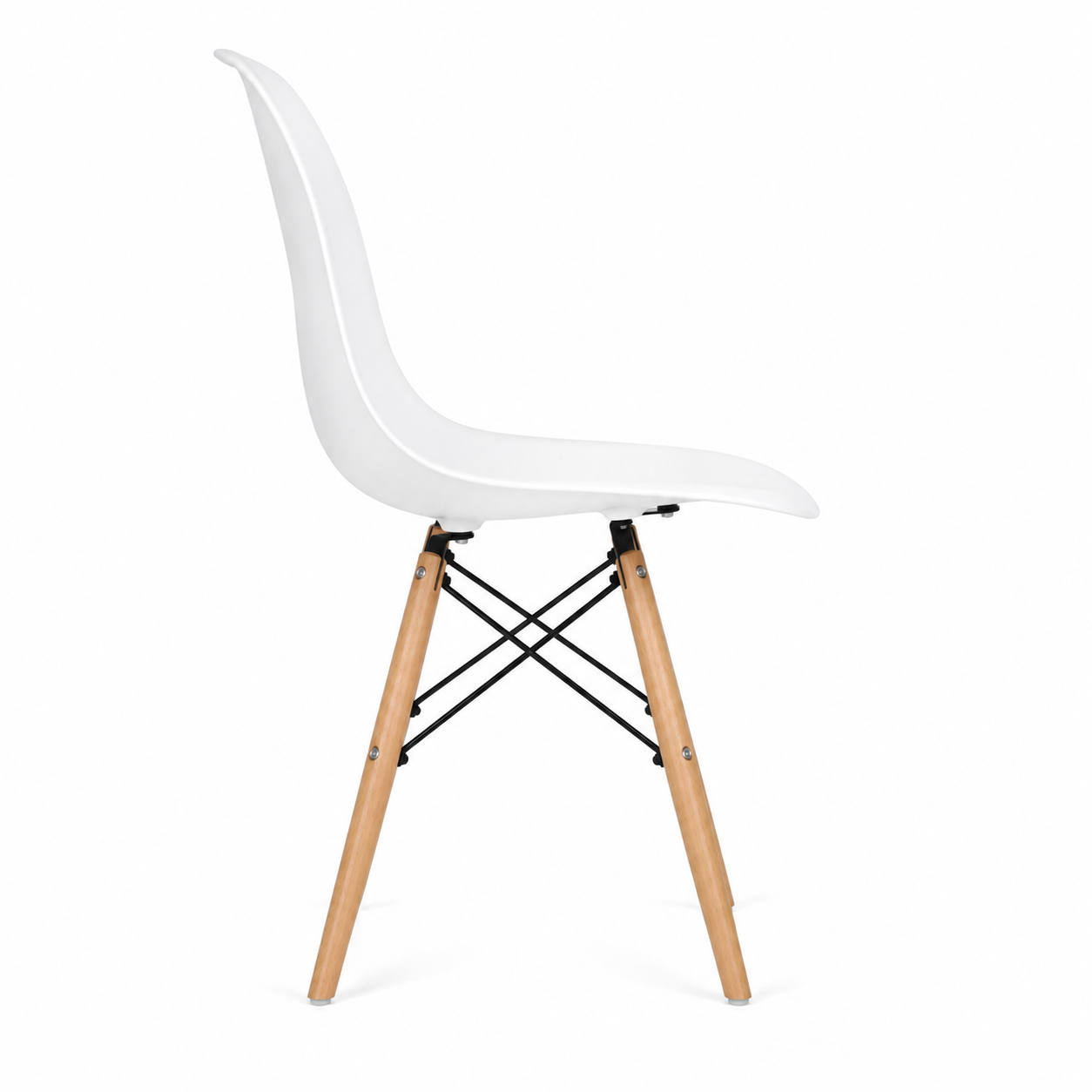 Pack 6 Sillas Comedor Eames Blanca-2