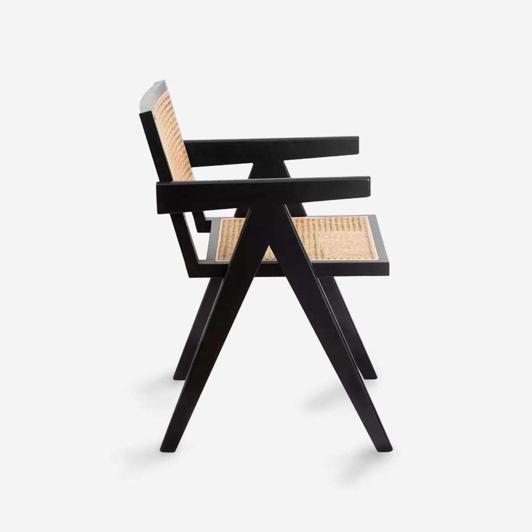 Pack 4 Sillas De Comedor Chandigarh Madera Negro-5