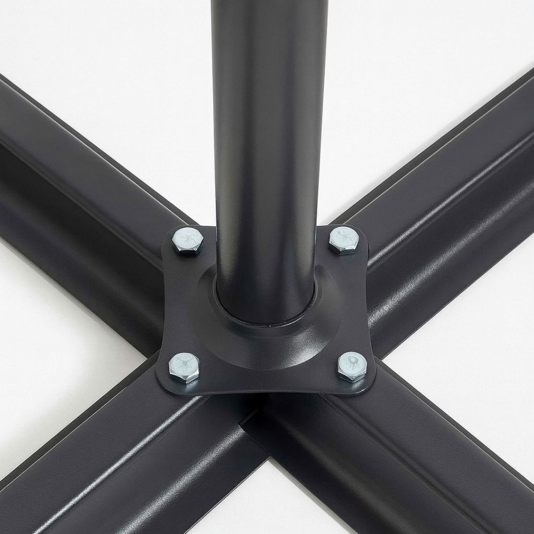 Quitasol Lateral 3mt Soporte Pedestal Extendible Uv-6