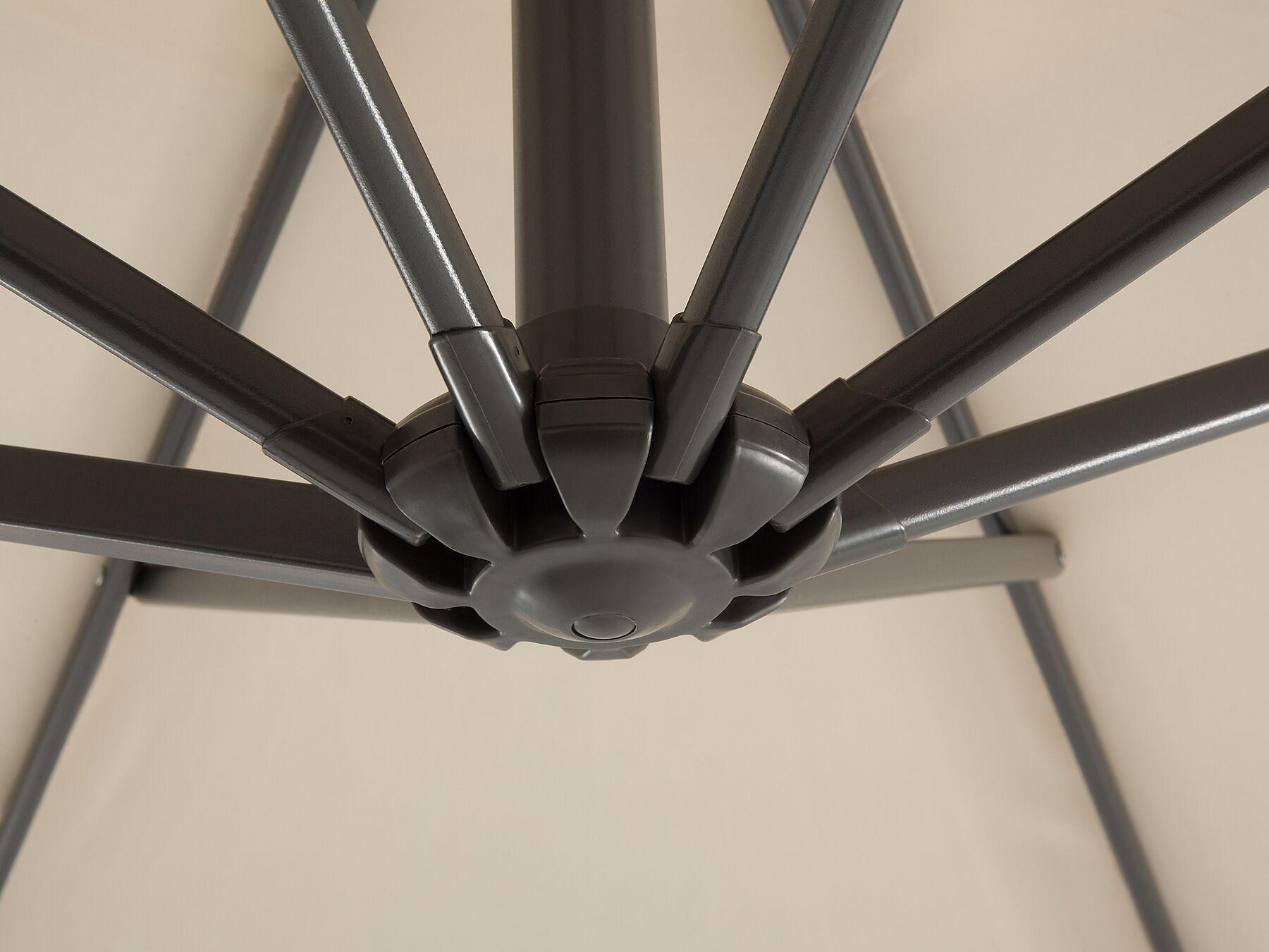 Quitasol Lateral 3mt Soporte Pedestal Extendible Uv-5