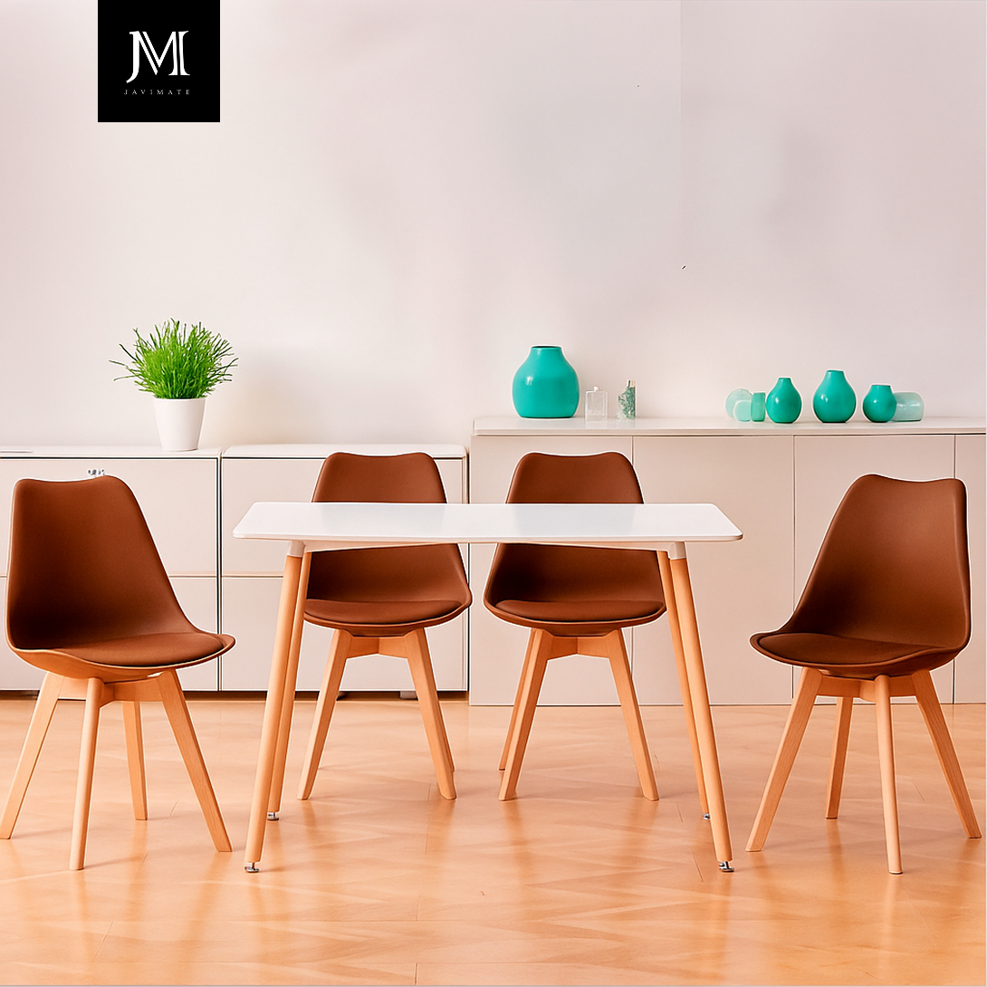 Silla Tulip Café | Diseño Moderno y Confort para tu Hogar-1