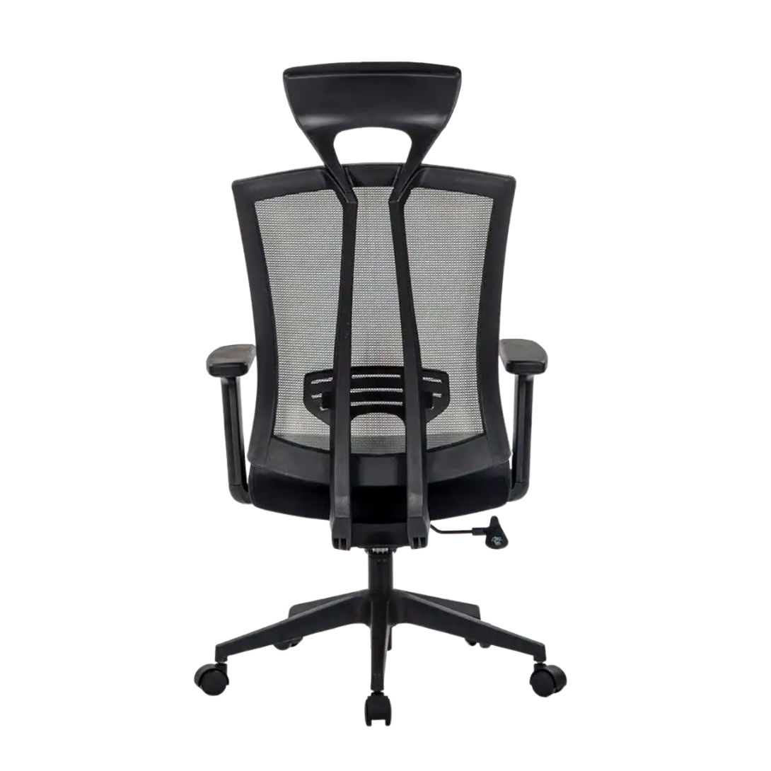 Silla De Oficina Ergonomica Pro Apoyacabeza Javimate Color Negro-4