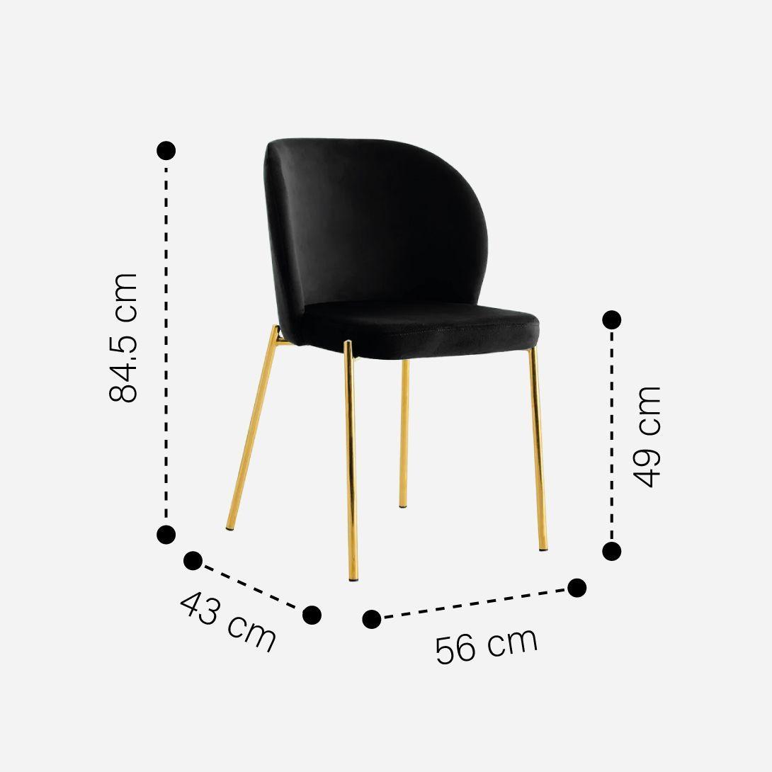 Pack 2 Sitiales Cartagena Negro | Elegancia y Confort-2