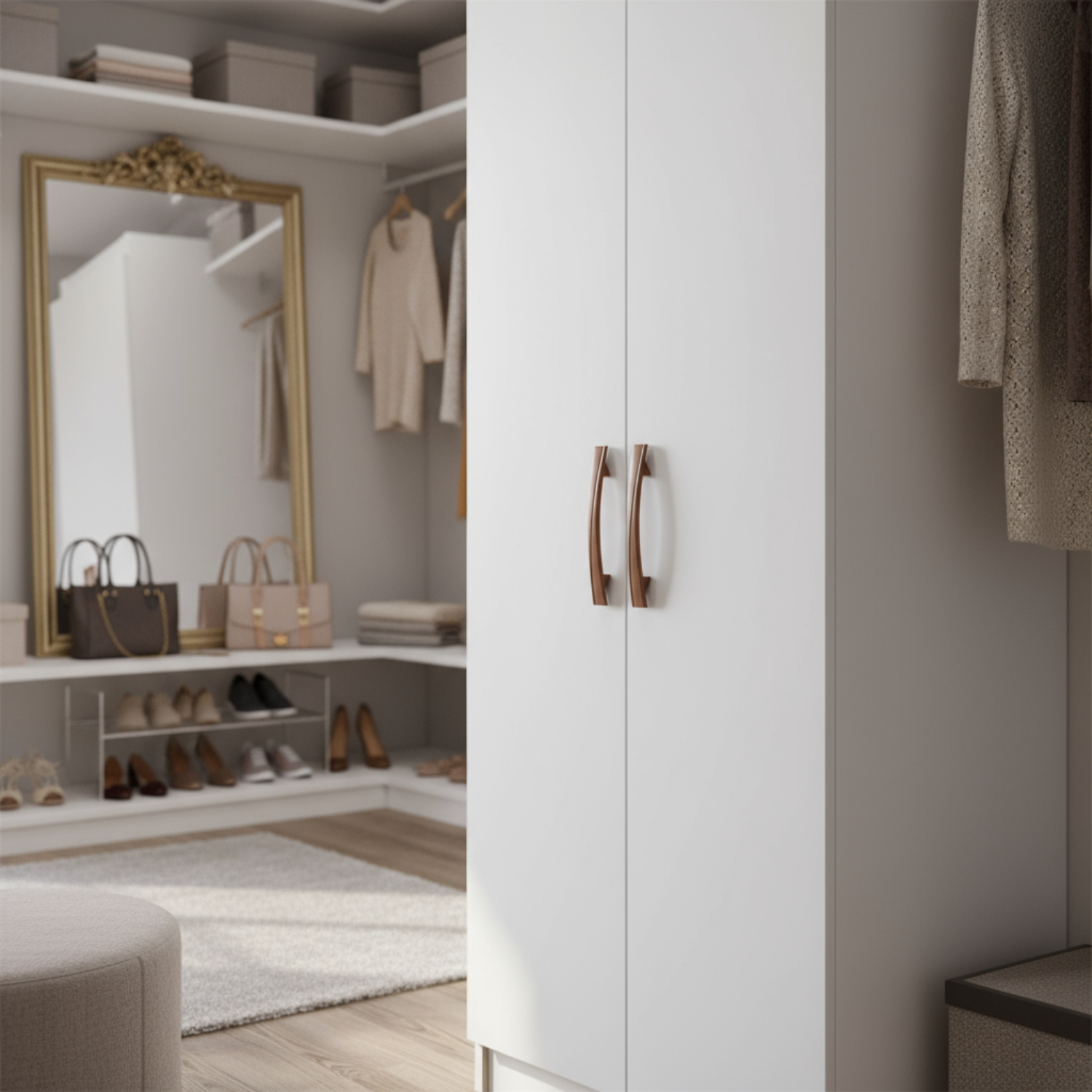 Clóset Multiuso 2 Puertas 4 Repisas Blanco 183x52x36 cm-2