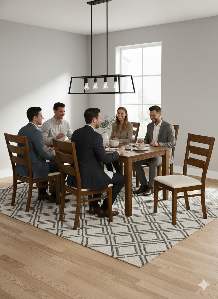 Comedor Galicia 6 Sillas -150x90x74 cm-3