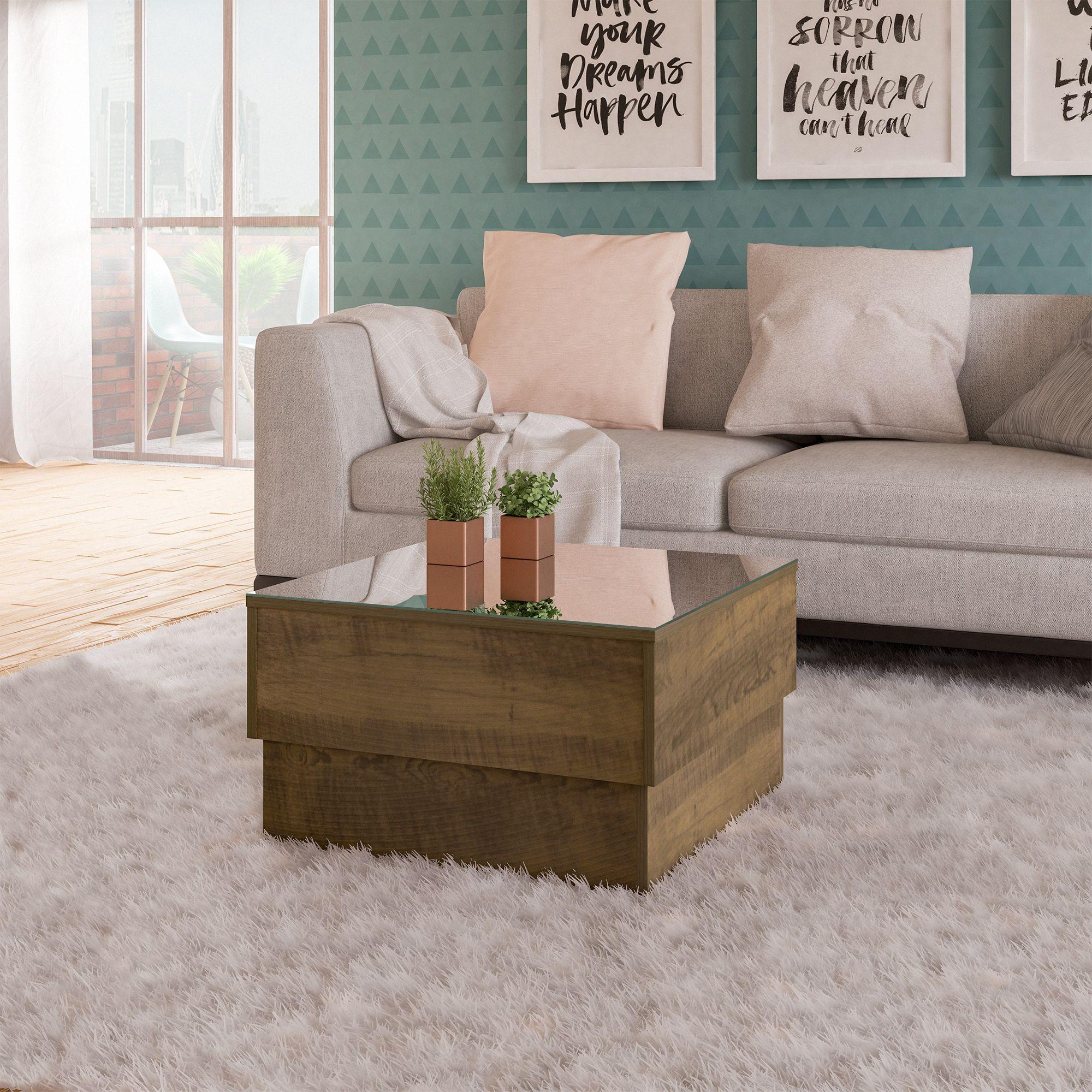 Mesa de Centro Parati Pino 35x60x60 cm-4