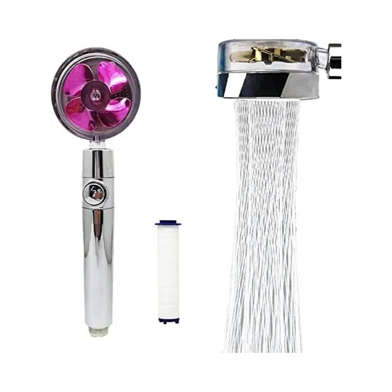 CABEZA DE DUCHA HELICE TURBO ALTA PRESION ROTACION 360°-0