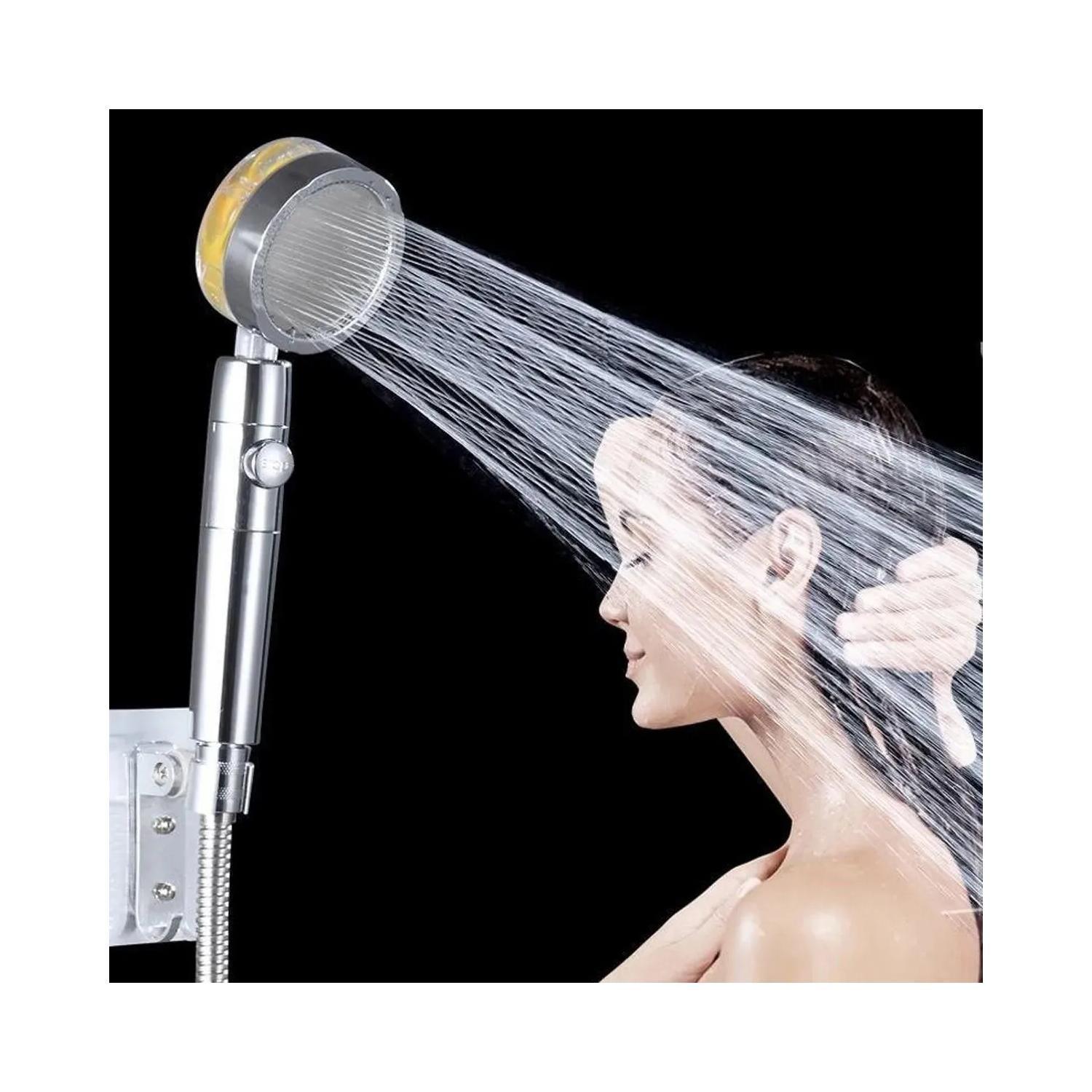 CABEZA DE DUCHA HELICE TURBO ALTA PRESION ROTACION 360°-2