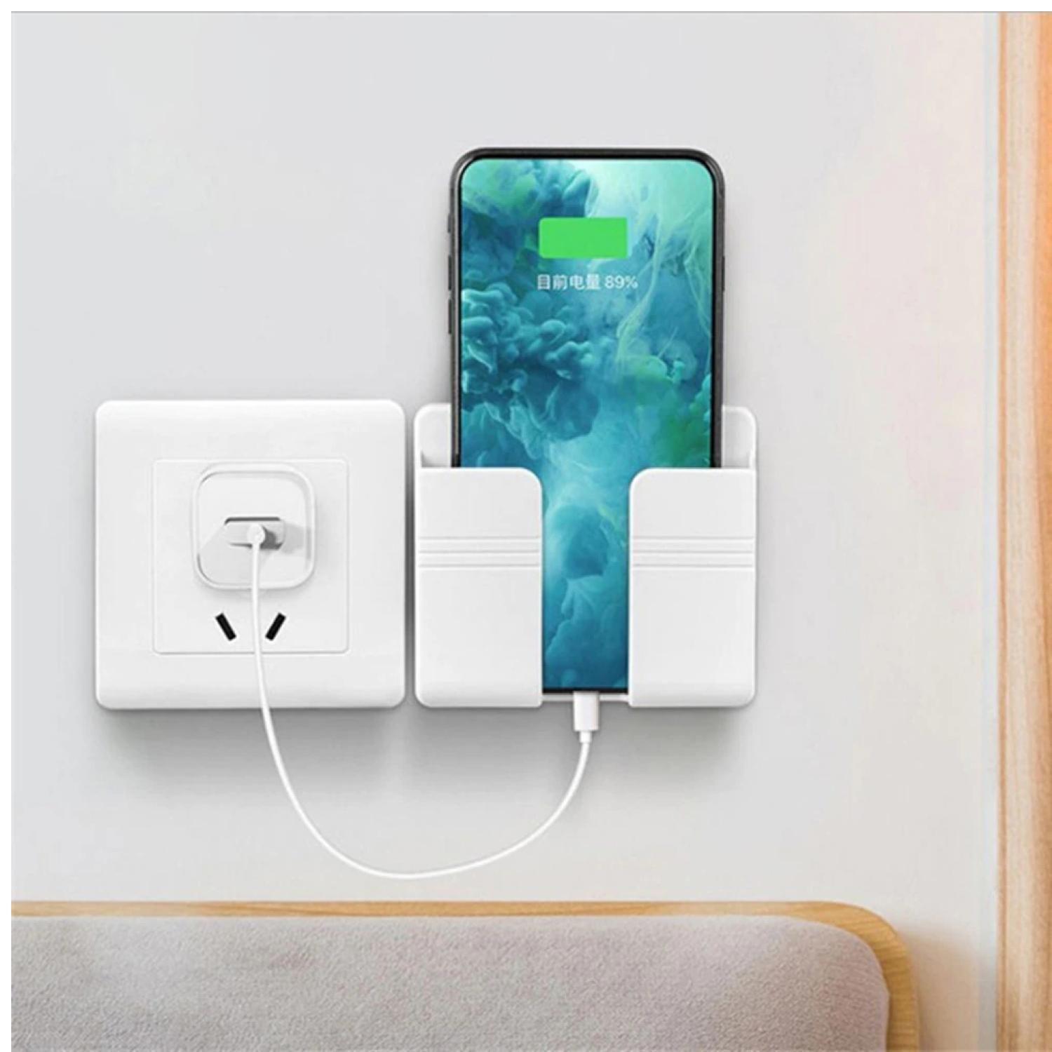 Gancho Soporte De Pared Adhesivo Para Control Remotos Y Celulares-1